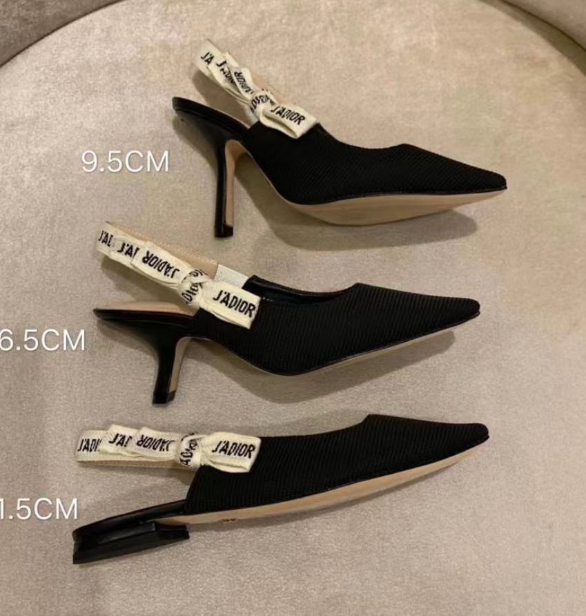 Dior embroidered high heels