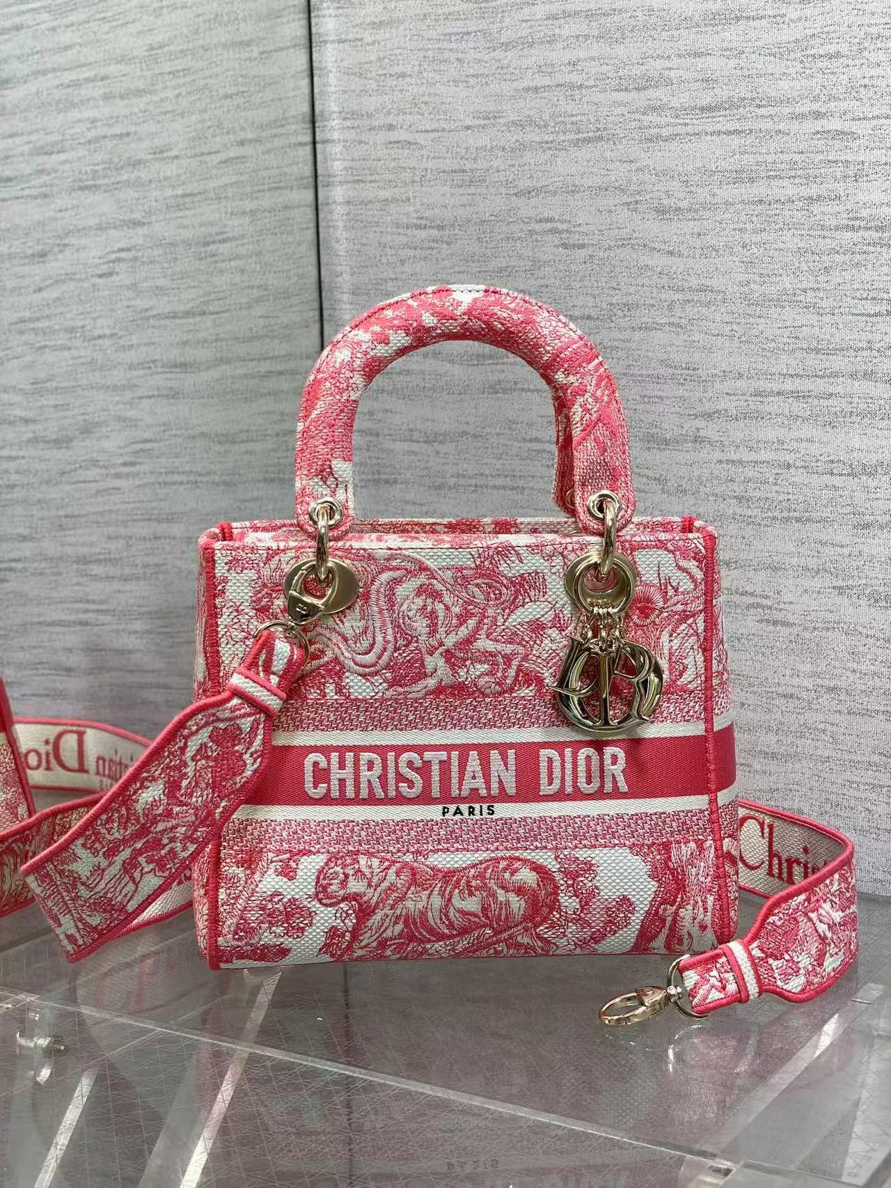 Dior Lady embroidered bag