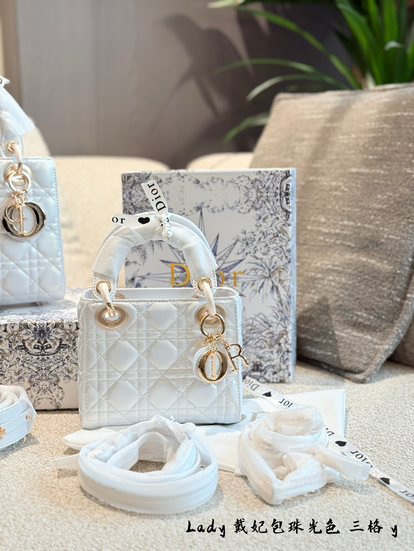 DIOR pearl Princess bag