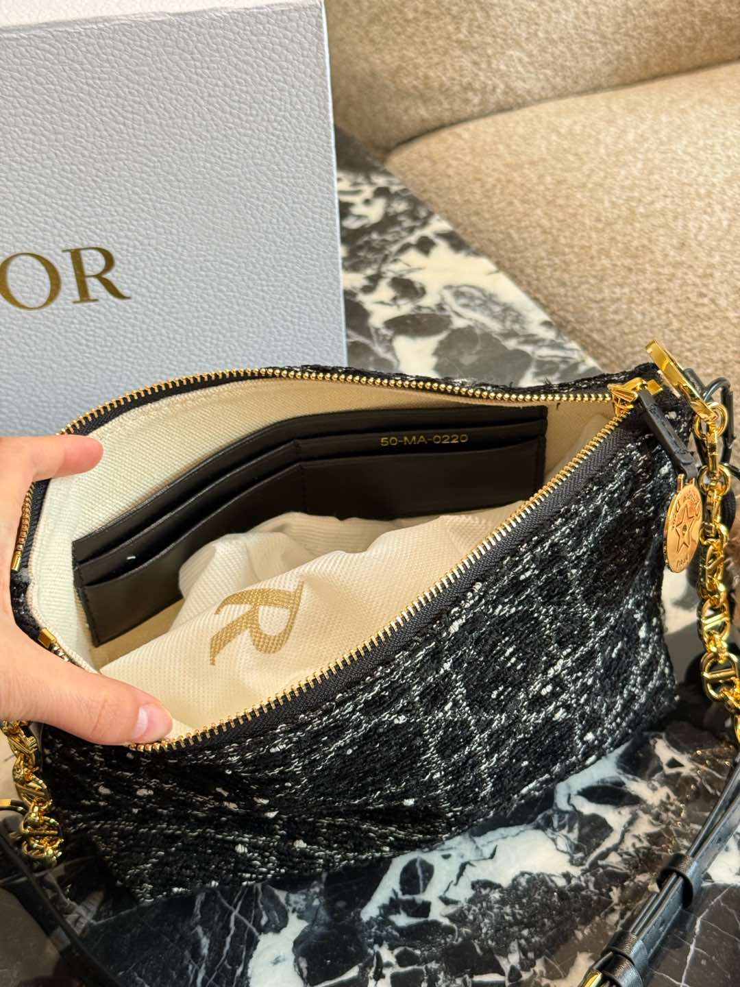 DIOR Hobo star chain handbag bag