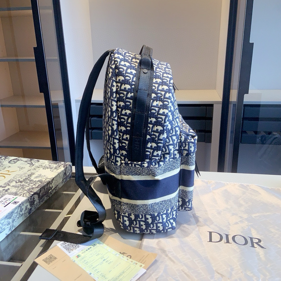 Dior embroidered backpack