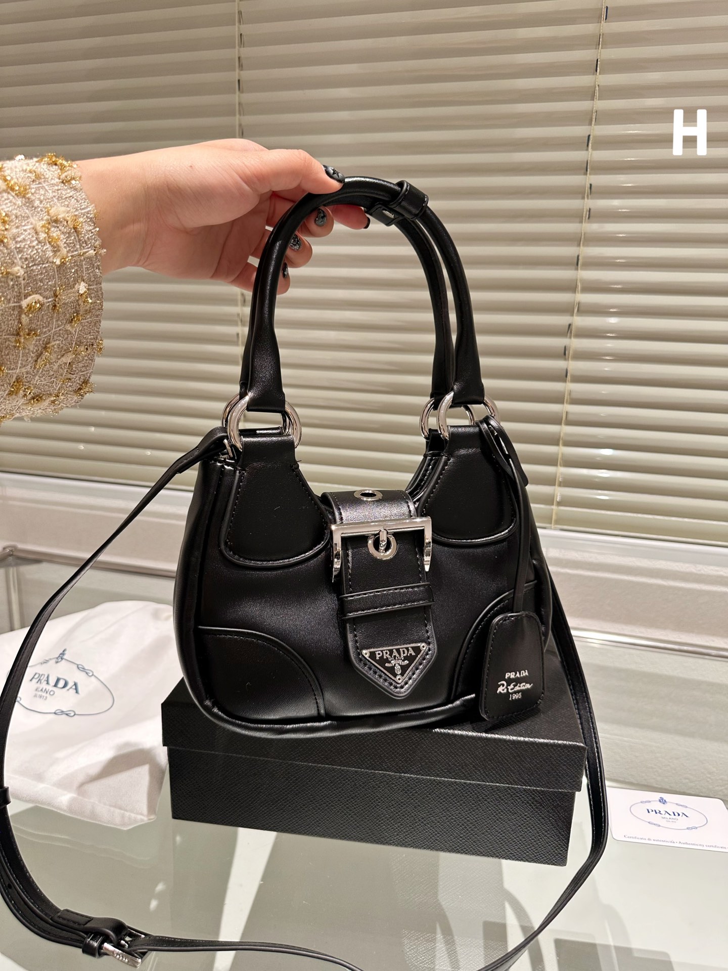Prada moon bag