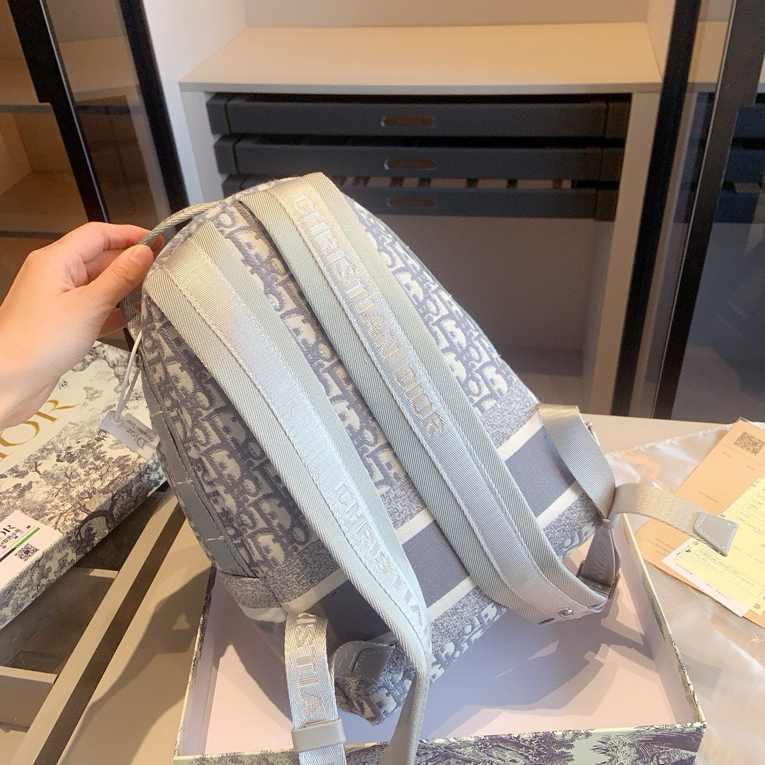 Dior embroidered backpack