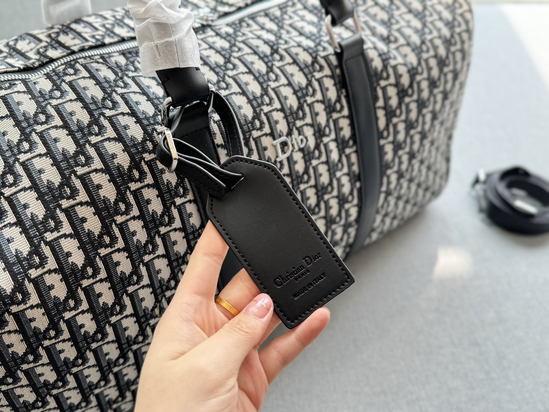 DIOR Lingot 50 handbag Oblique travel bag