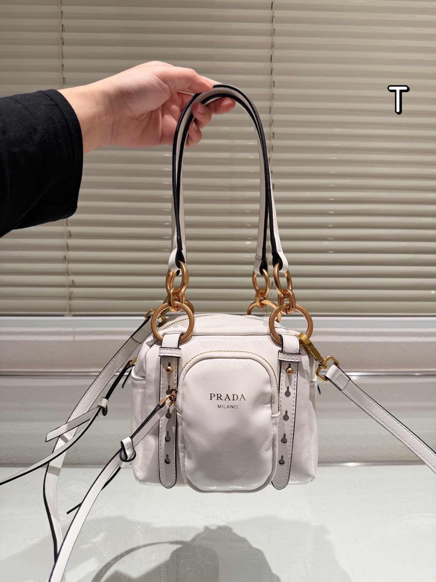 Prada Sof Lux cube handbag