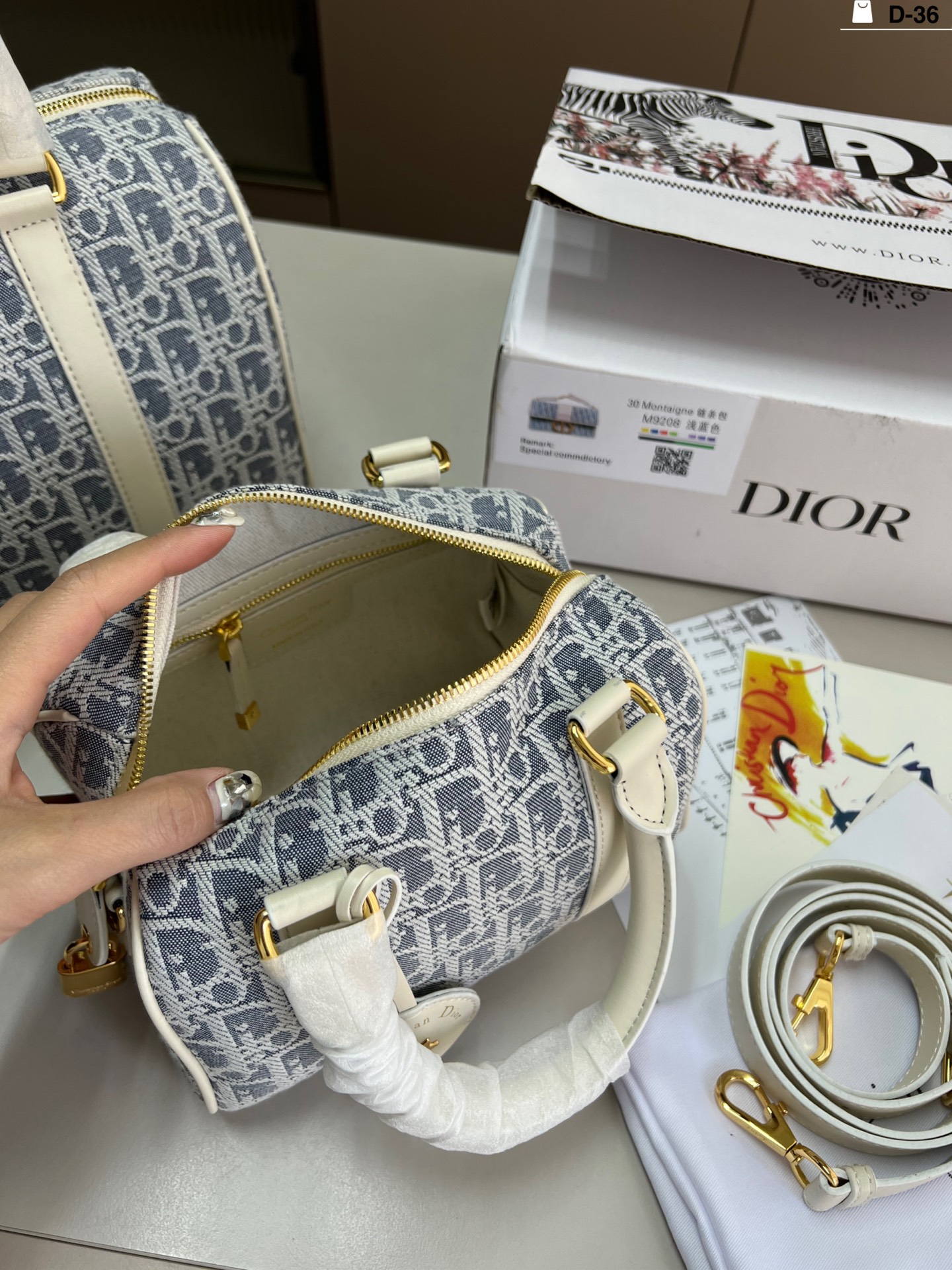 Dior Boston pillow bag