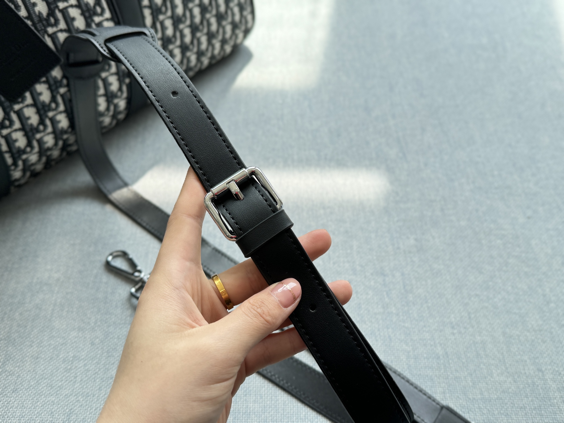 DIOR Lingot 50 handbag Oblique travel bag