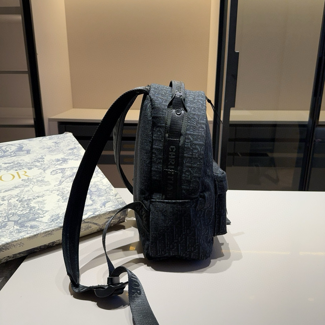 Dior embroidered backpack