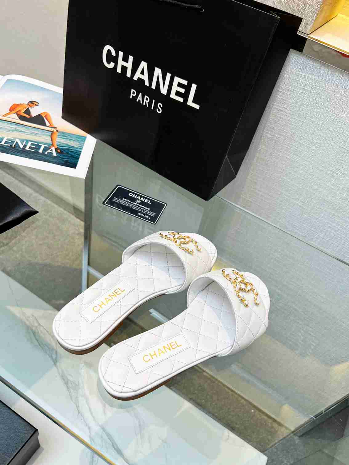 Chanel 24ss Little Flower Slippers