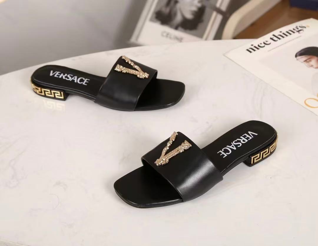Versace flat slippers