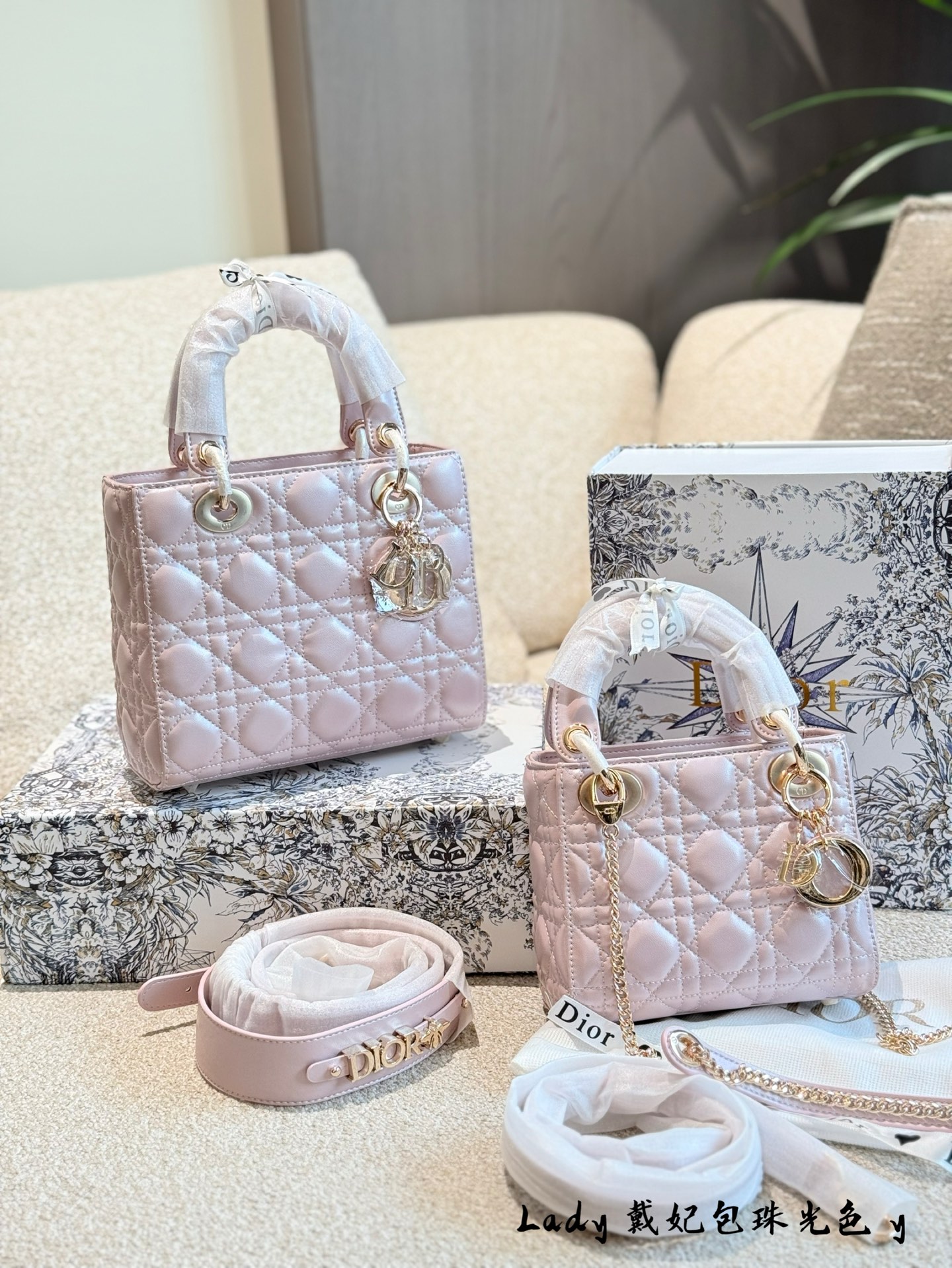 DIOR pearl Princess bag