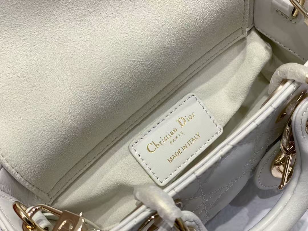 Dior side-scrolling Diana bag