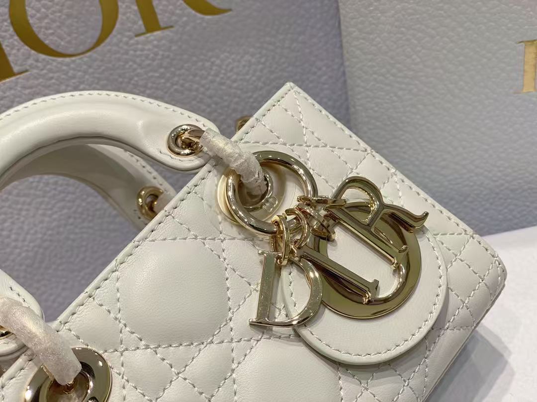 Dior side-scrolling Diana bag