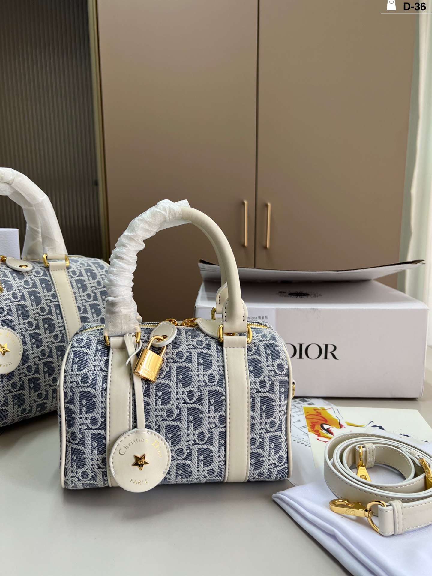 Dior Boston pillow bag
