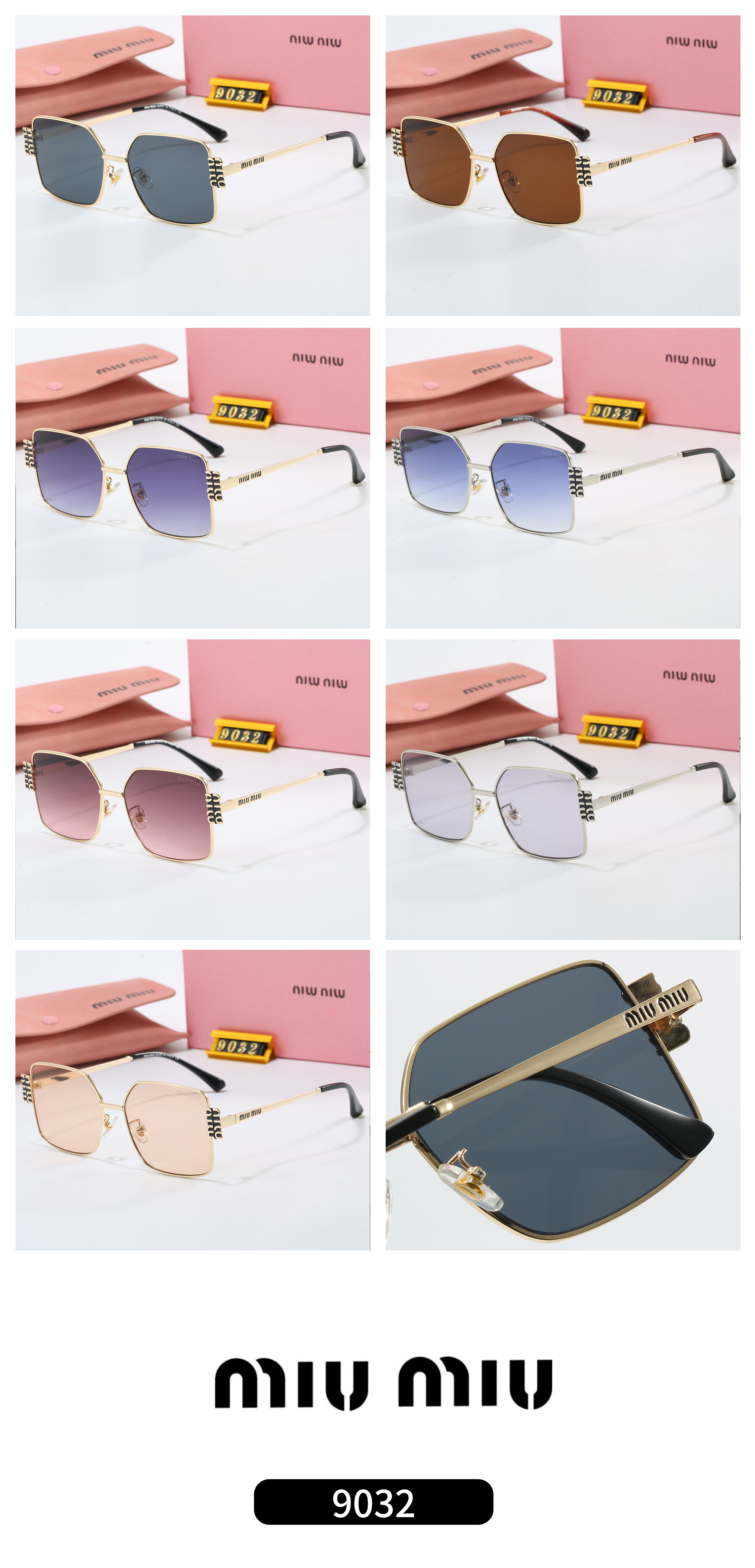 Miu Miu square frame sunglasses