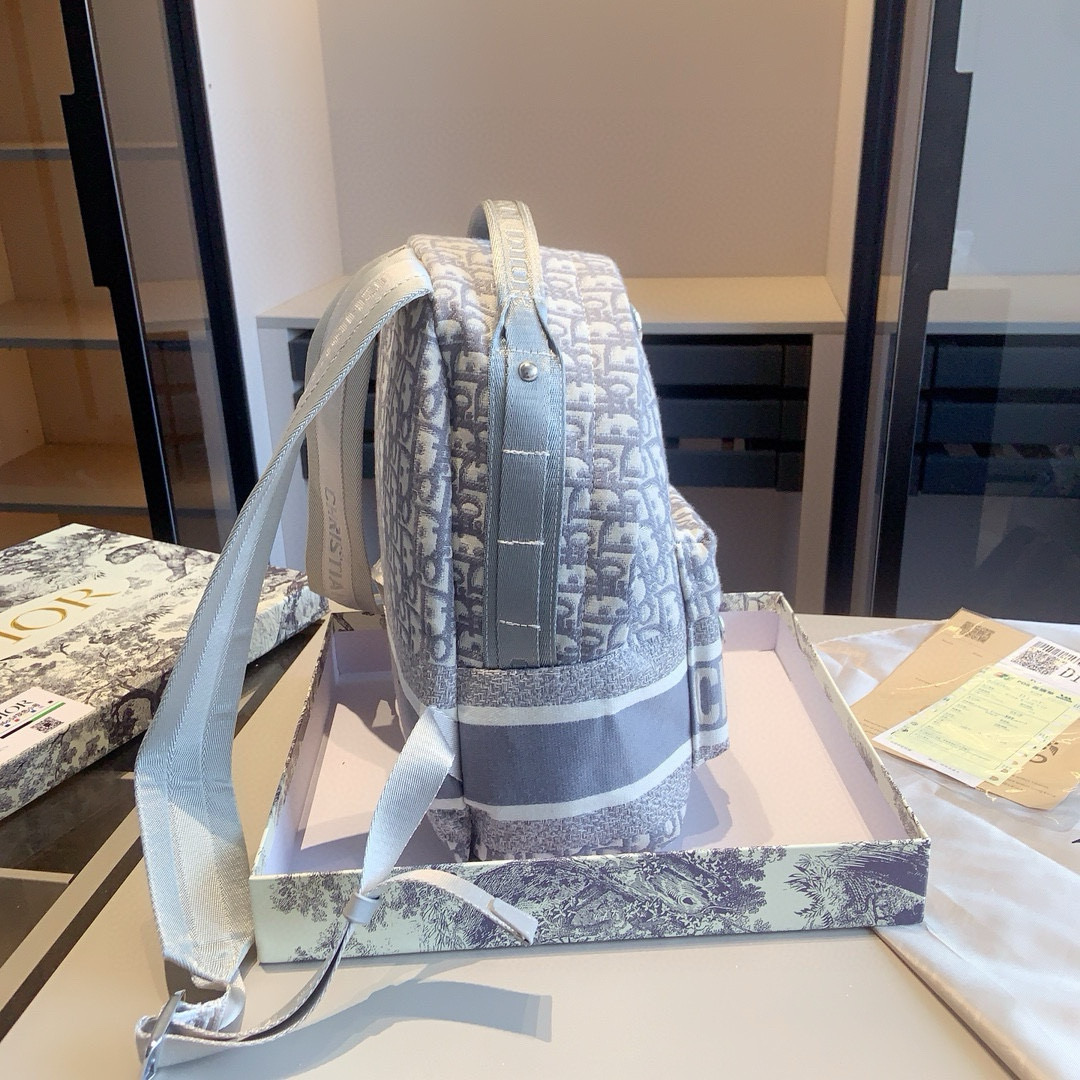 Dior embroidered backpack