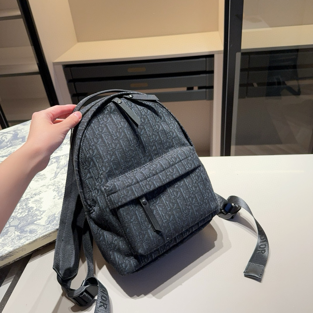 Dior embroidered backpack