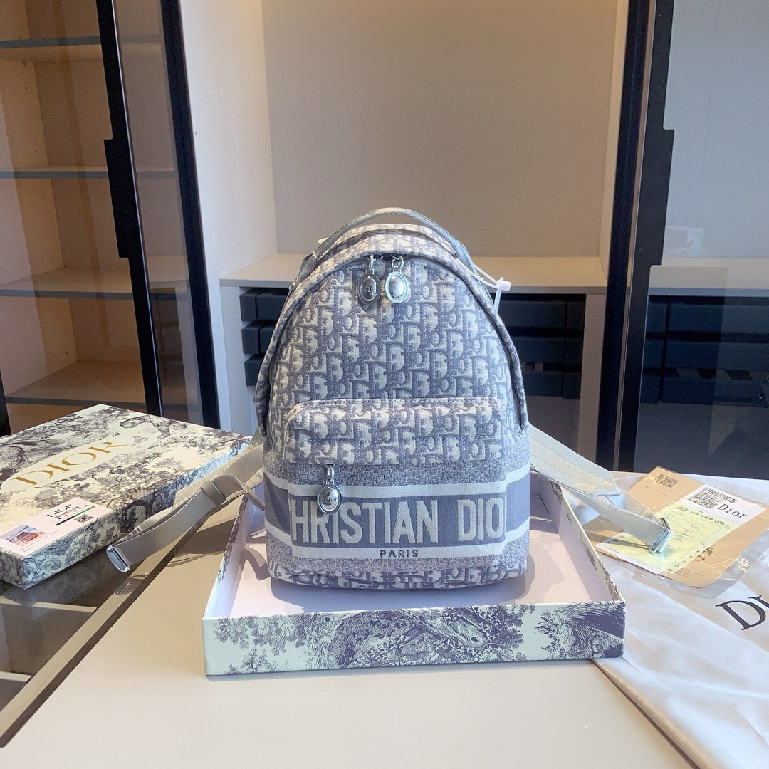Dior embroidered backpack