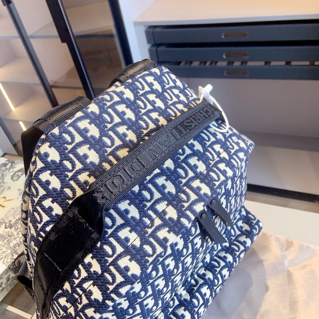 Dior embroidered backpack