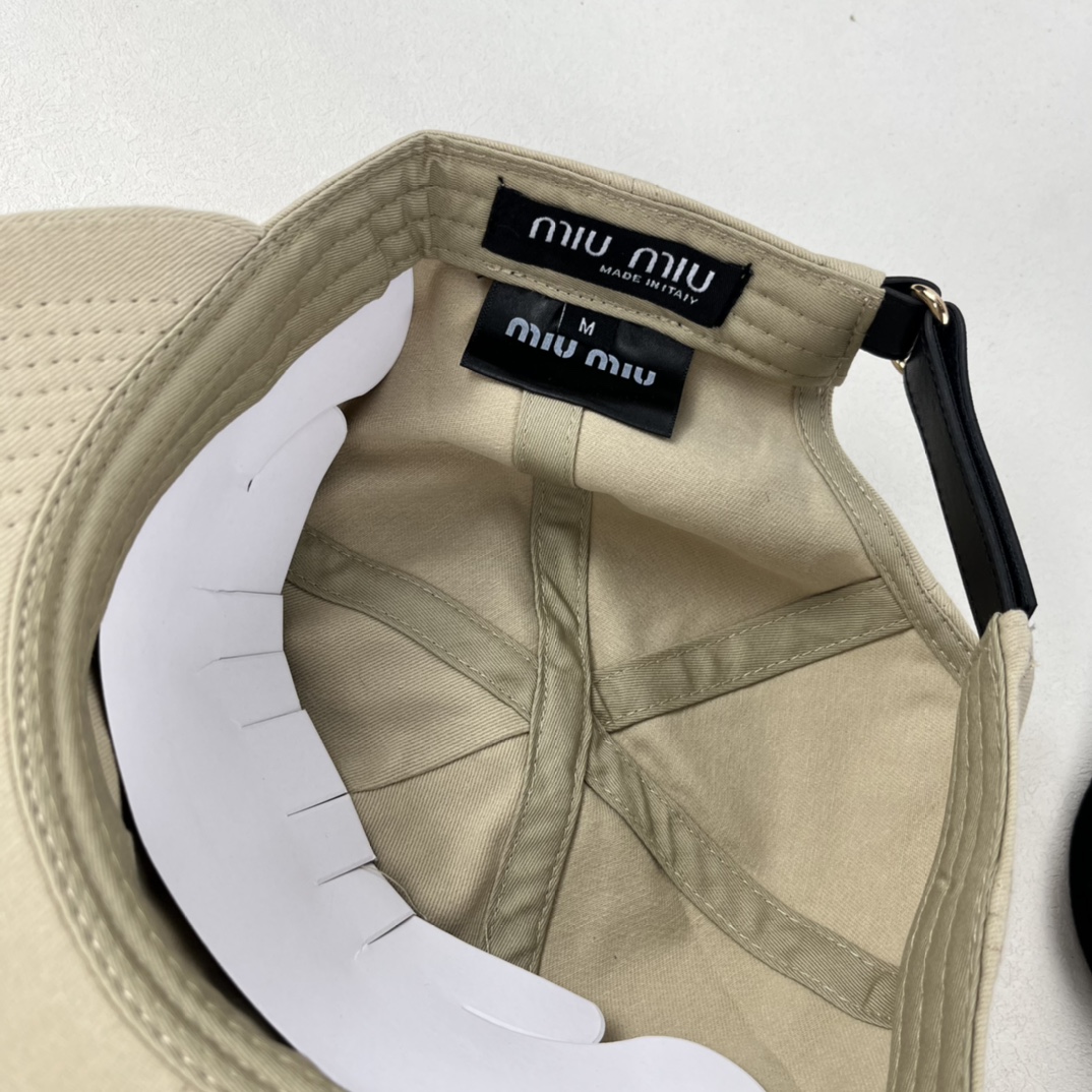 Miumiu soft top baseball cap