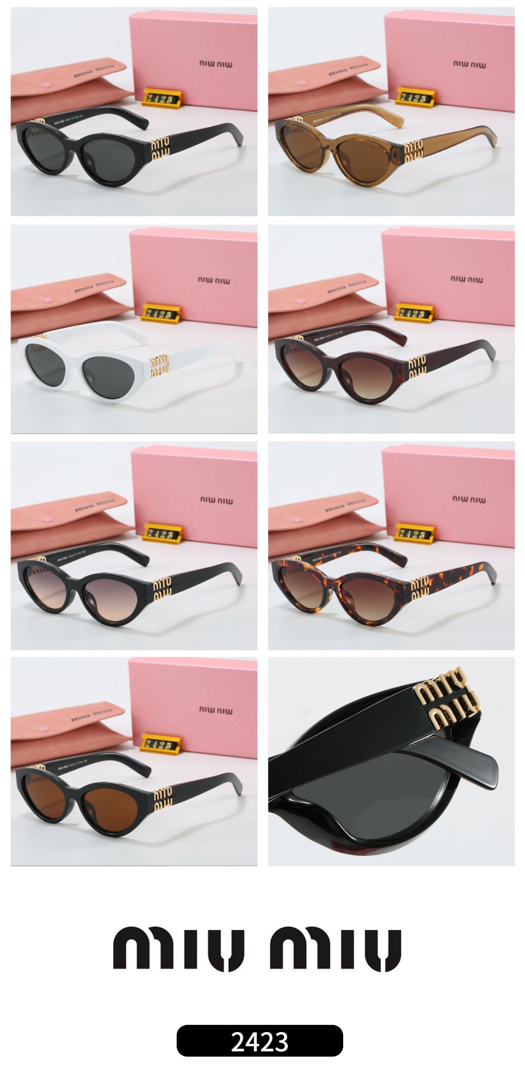 Miu Miu Fashion Cat Eye Sunglasses
