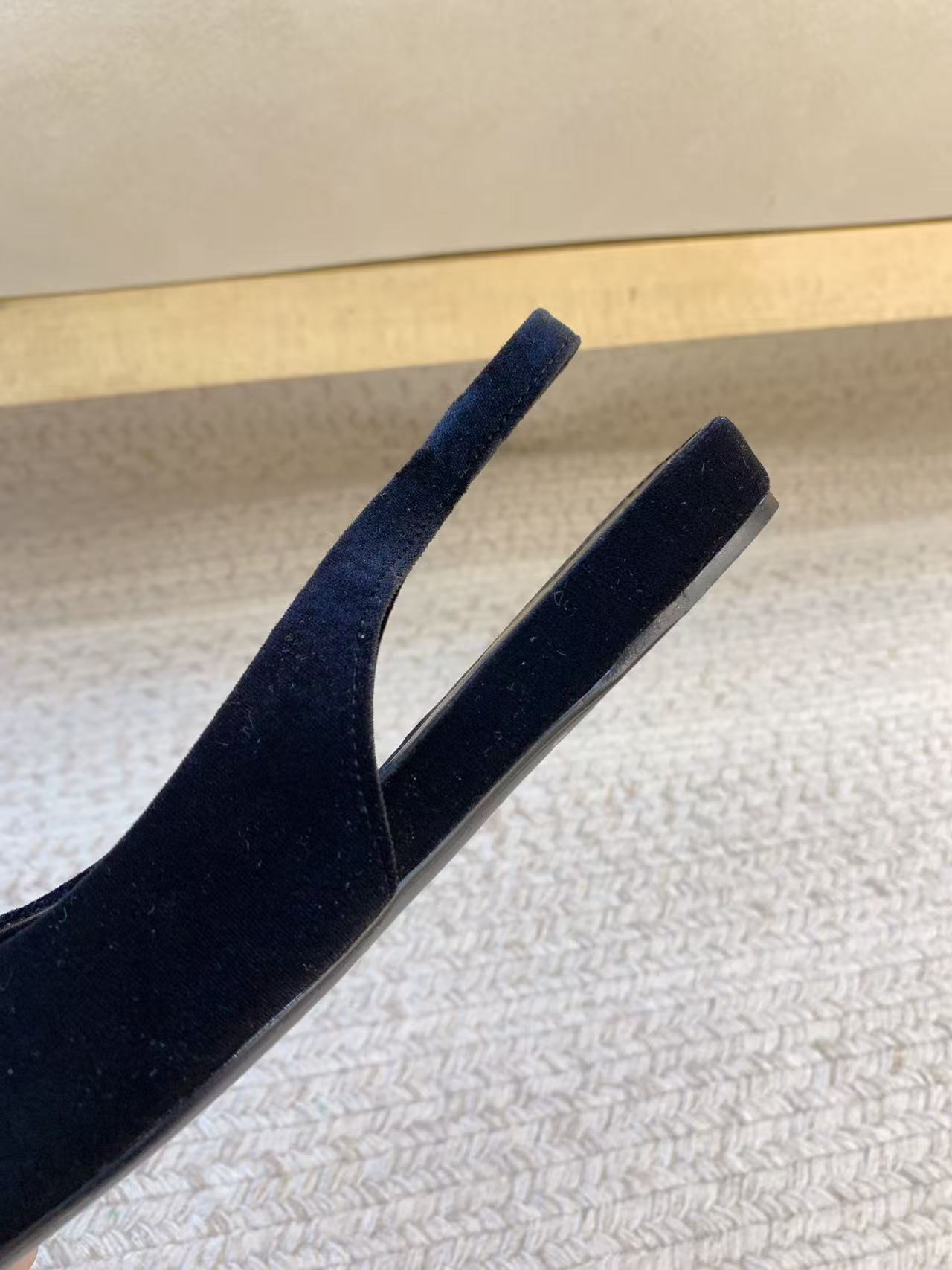 Balenciaga satin flats