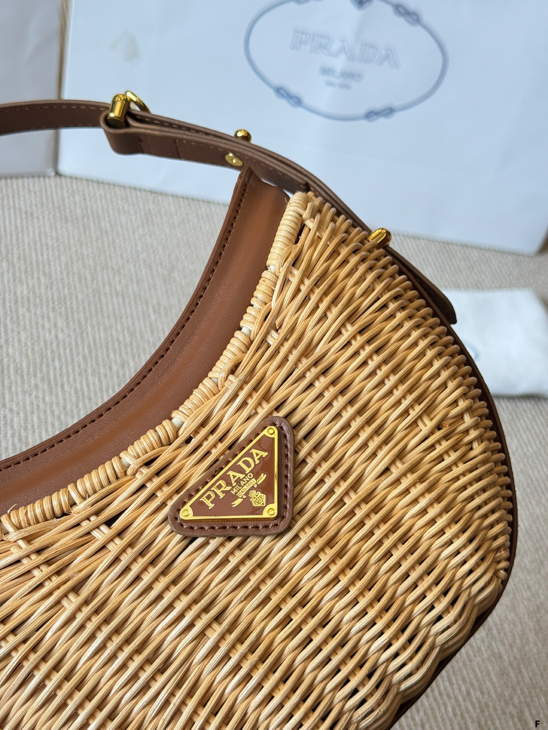 PRADA woven bags