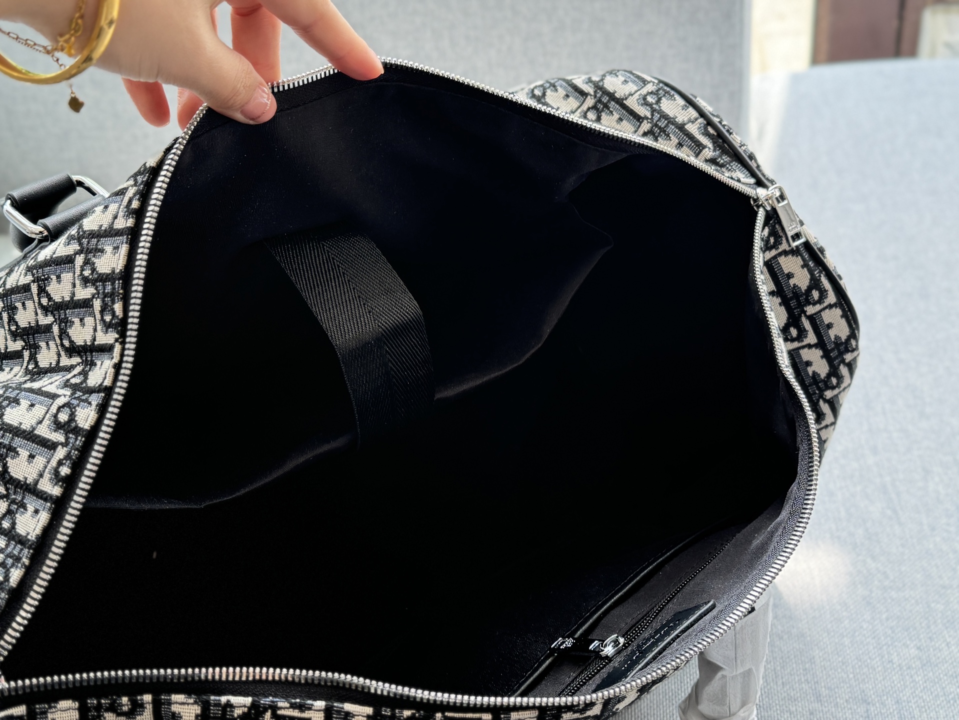 DIOR Lingot 50 handbag Oblique travel bag