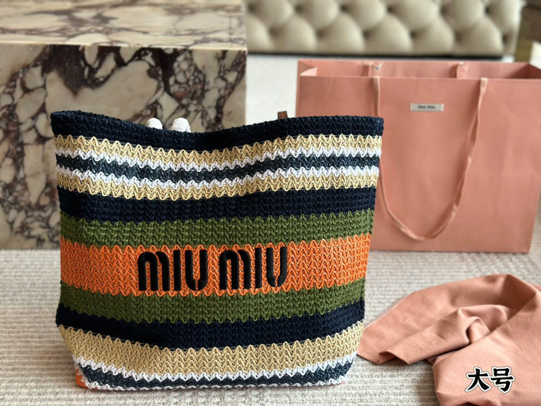 Miu Miu summer limited edition beach bag