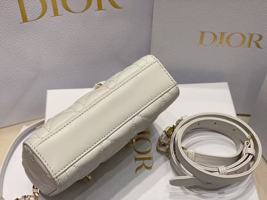 Dior side-scrolling Diana bag
