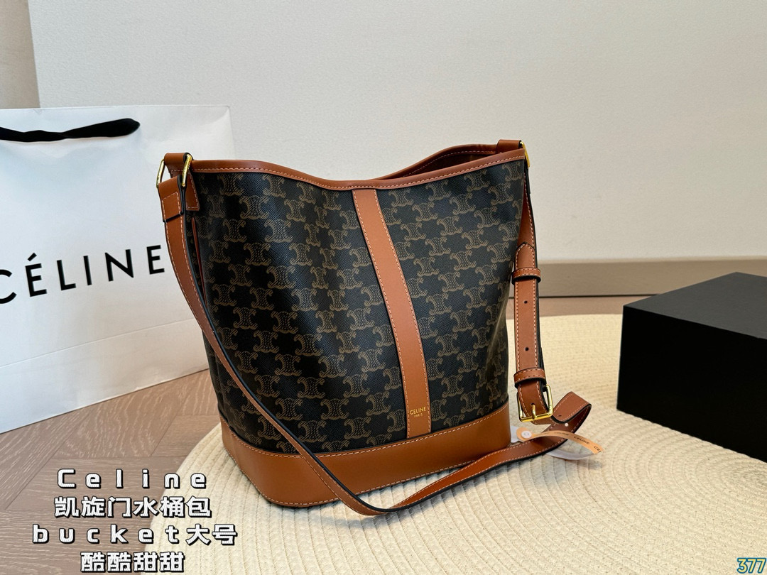 Celine Triumph bucket bag