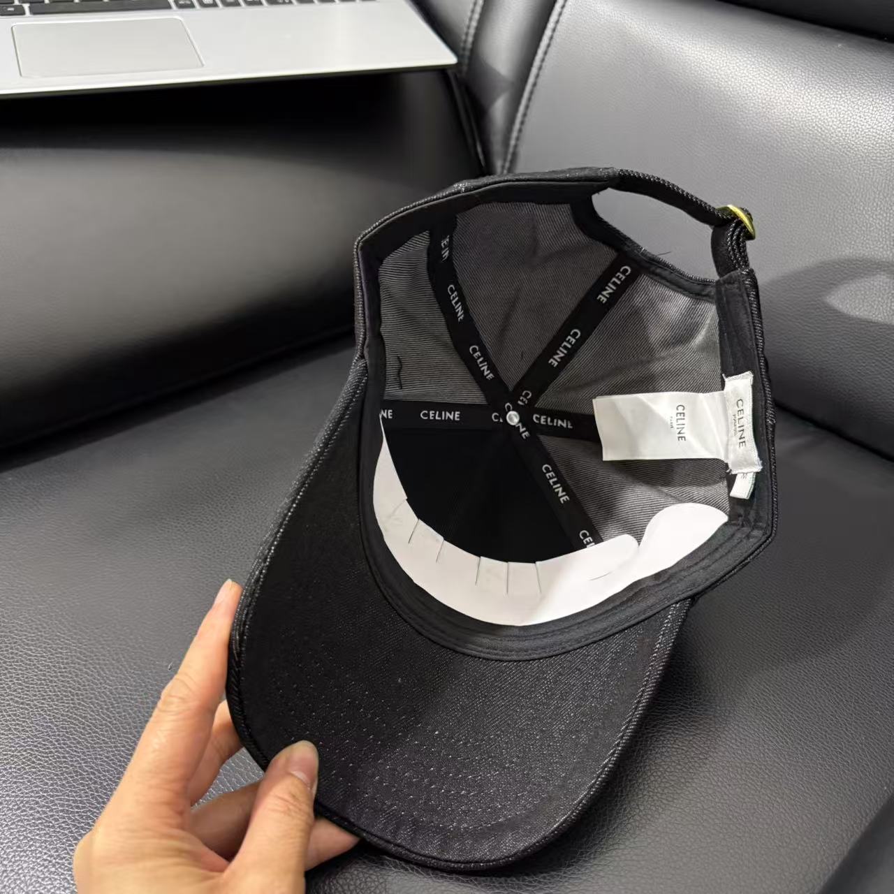 Celine high-end denim baseball cap