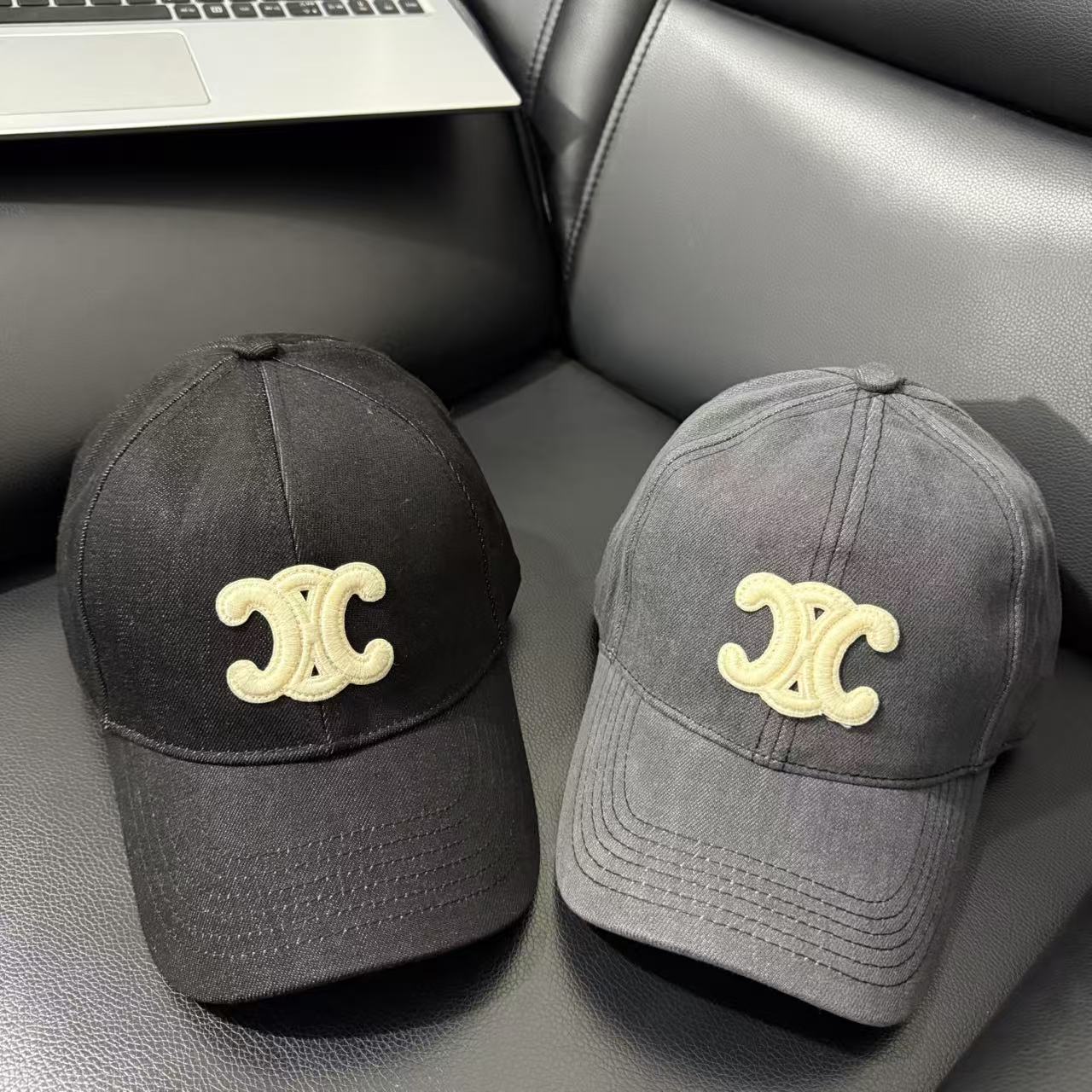 Celine high-end denim baseball cap