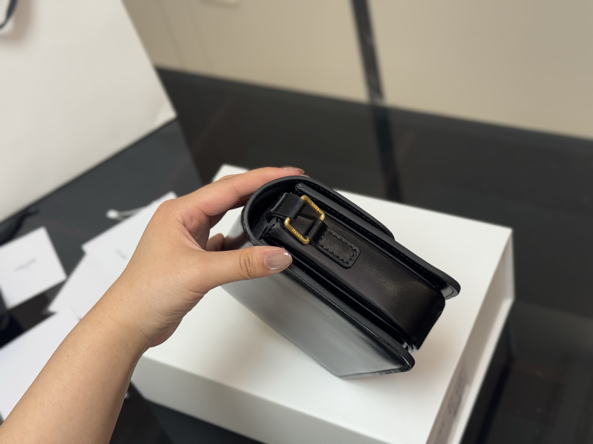 Celine's upgraded Arc de Triomphe bag