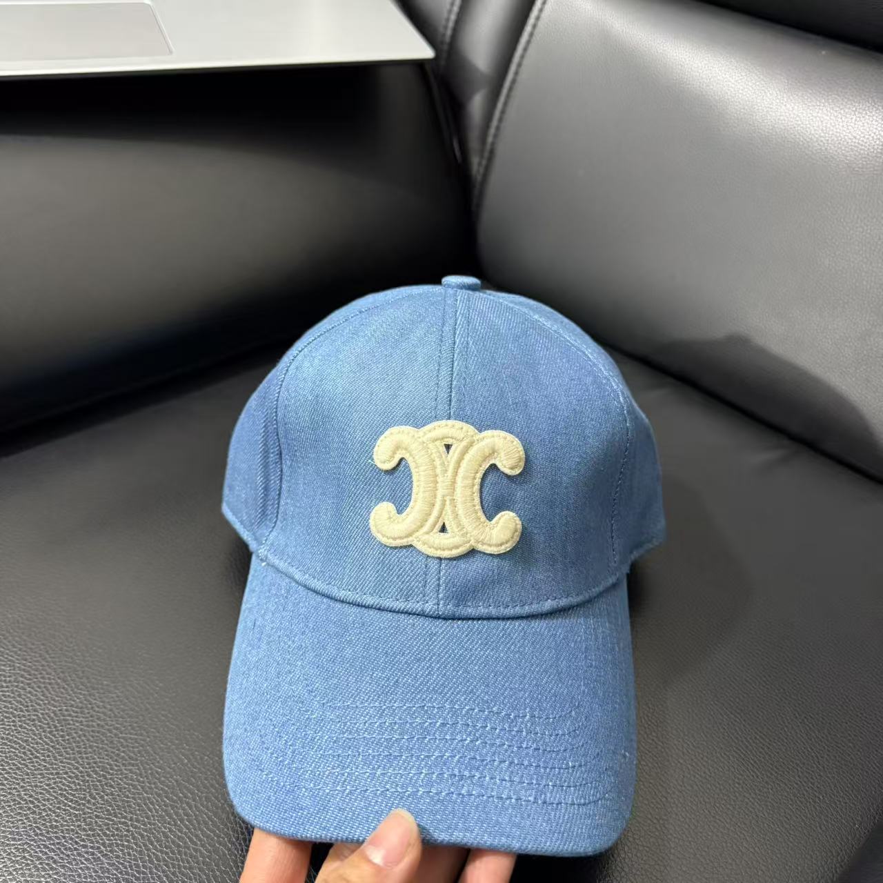 Celine high-end denim baseball cap