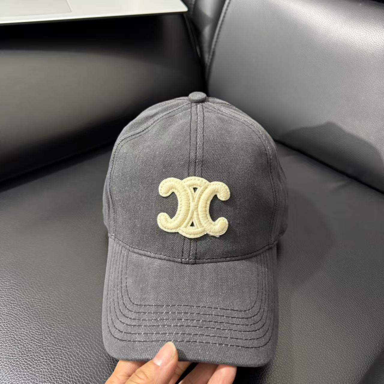 Celine high-end denim baseball cap