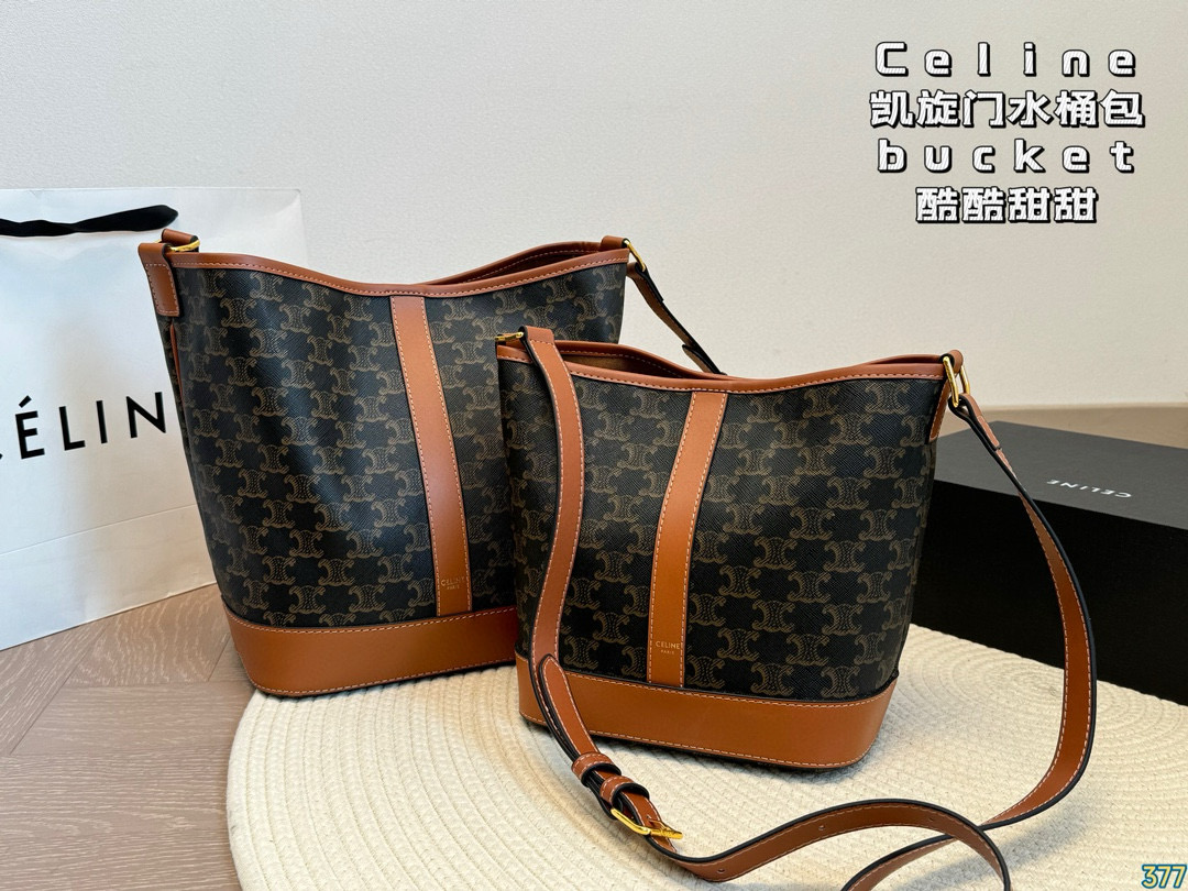 Celine Triumph bucket bag