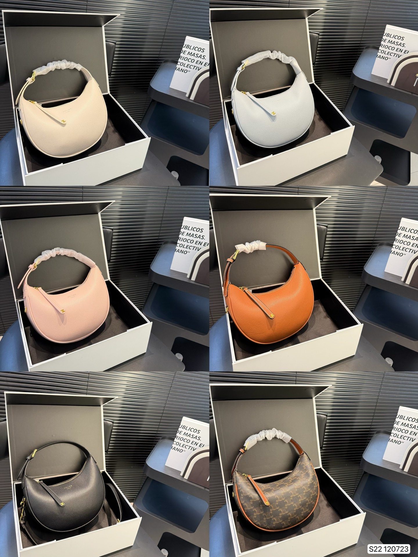 Celine's armpit bag is stylish and simple