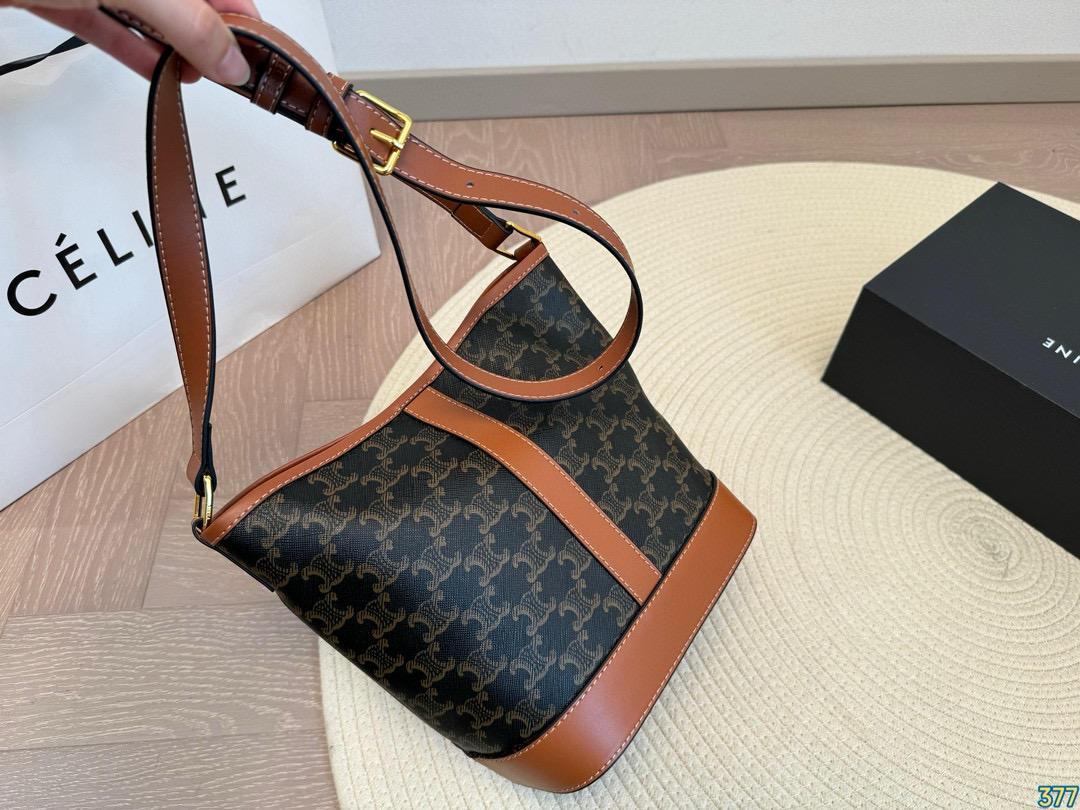 Celine Triumph bucket bag