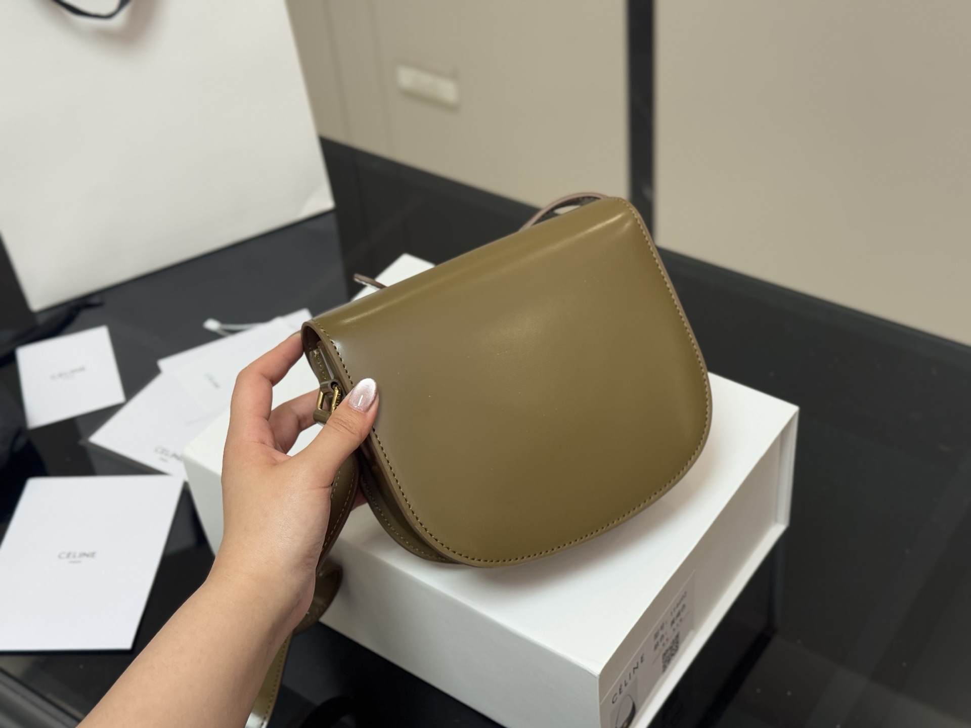 Celine Arc de Triomphe full cowhide bag