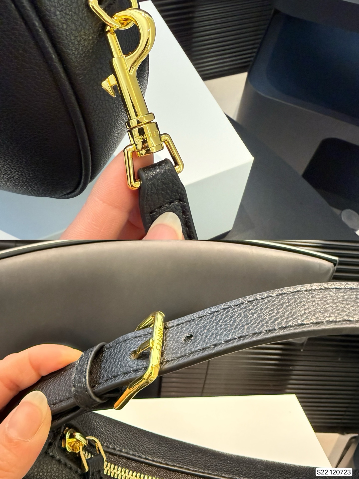 Celine's armpit bag is stylish and simple