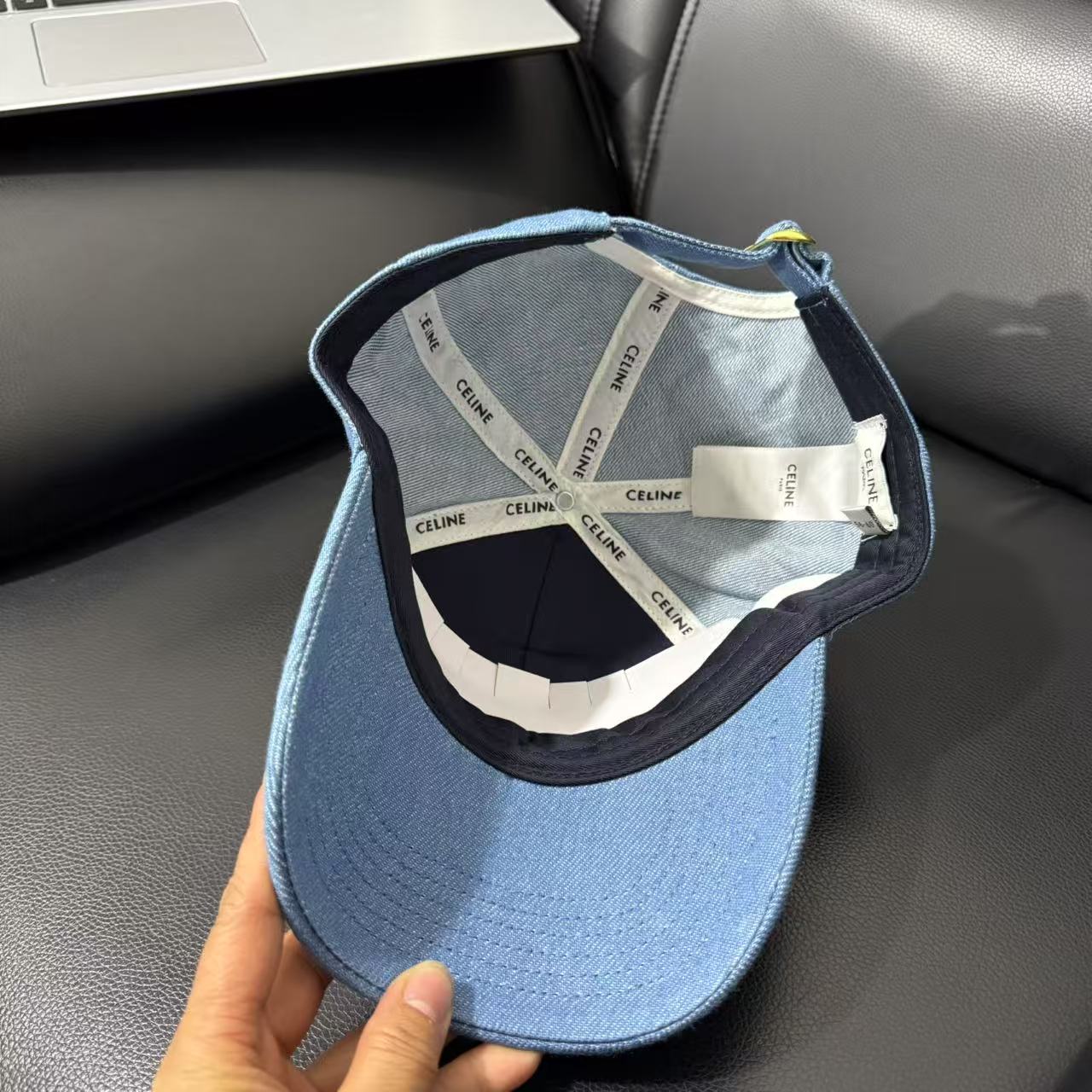 Celine high-end denim baseball cap
