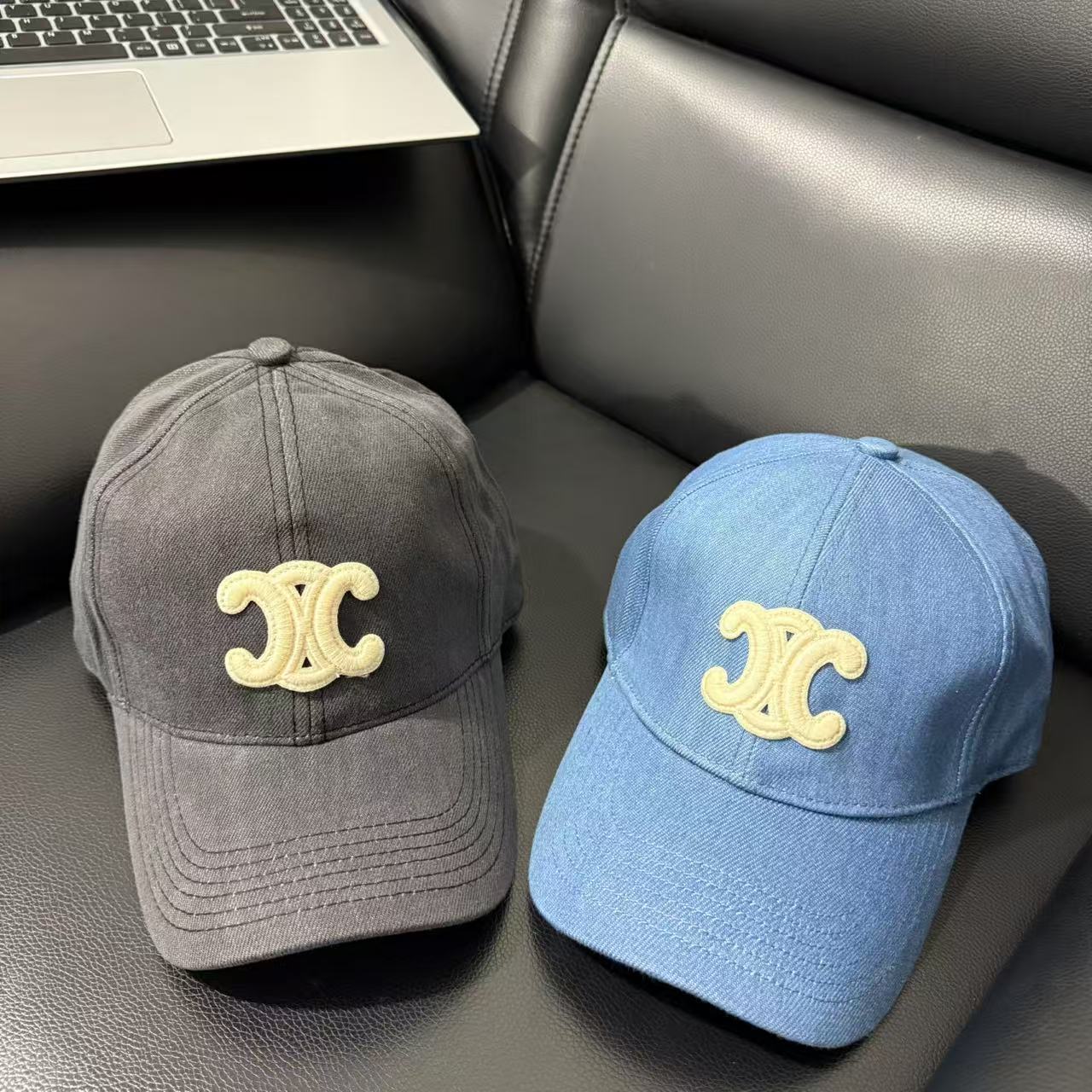 Celine high-end denim baseball cap