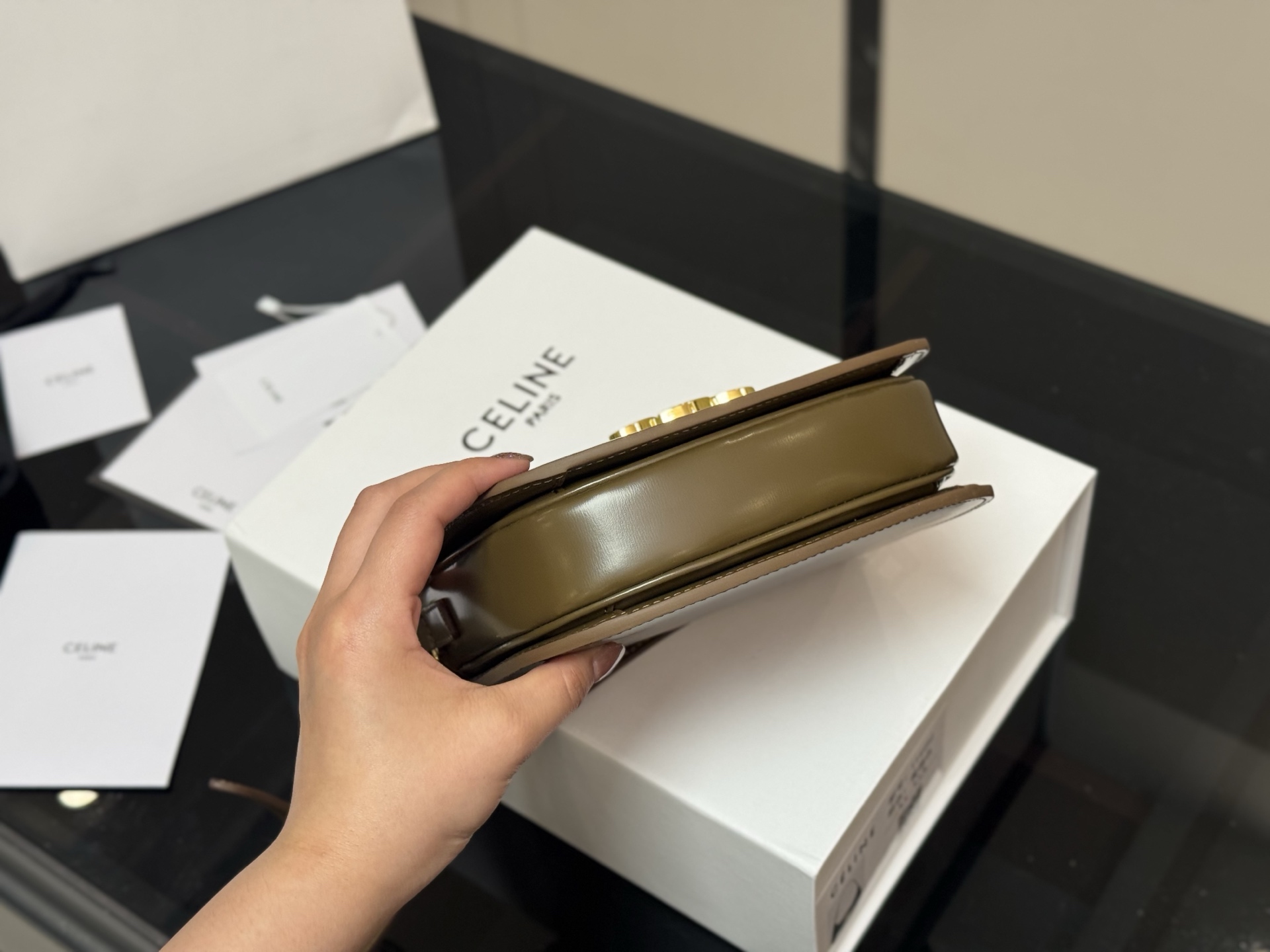 Celine Arc de Triomphe full cowhide bag