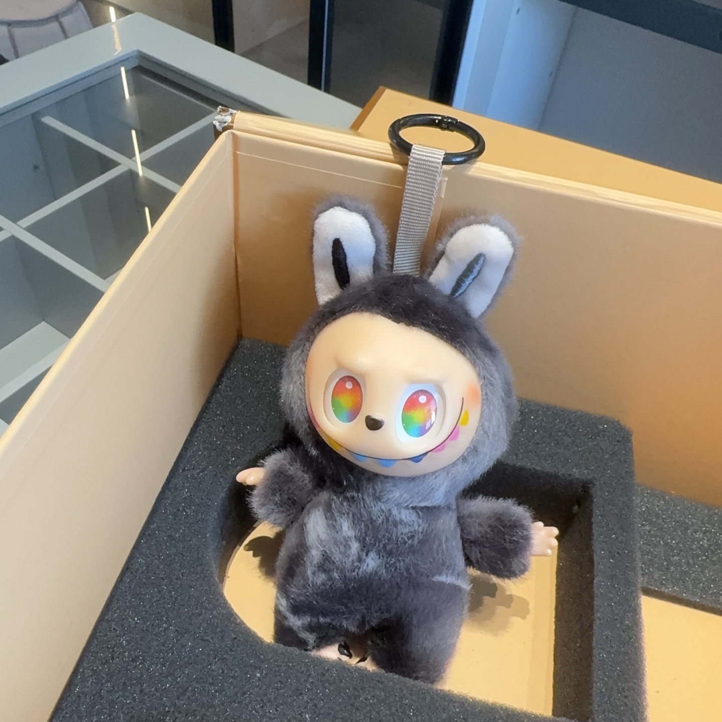 LV new gift box (pillow bag + labubu pendant + wallet)