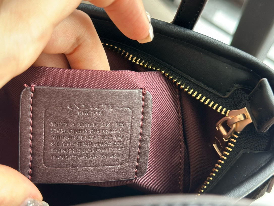 COACH City mini tote bag with box