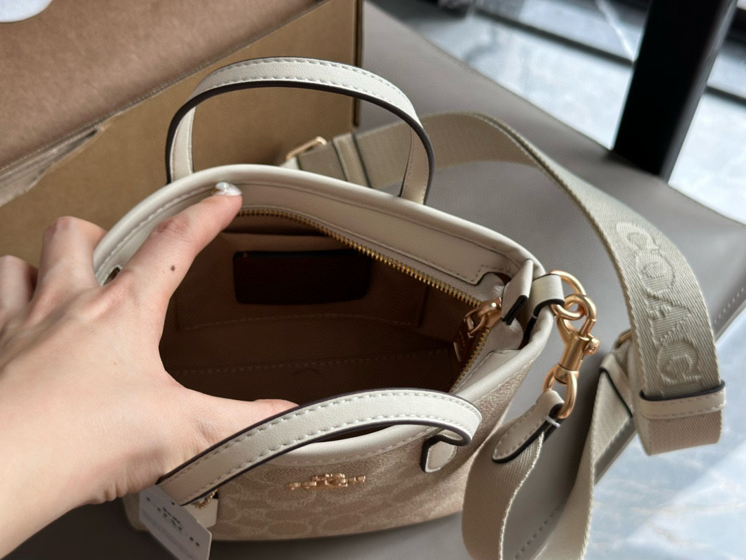 COACH City mini tote bag with box