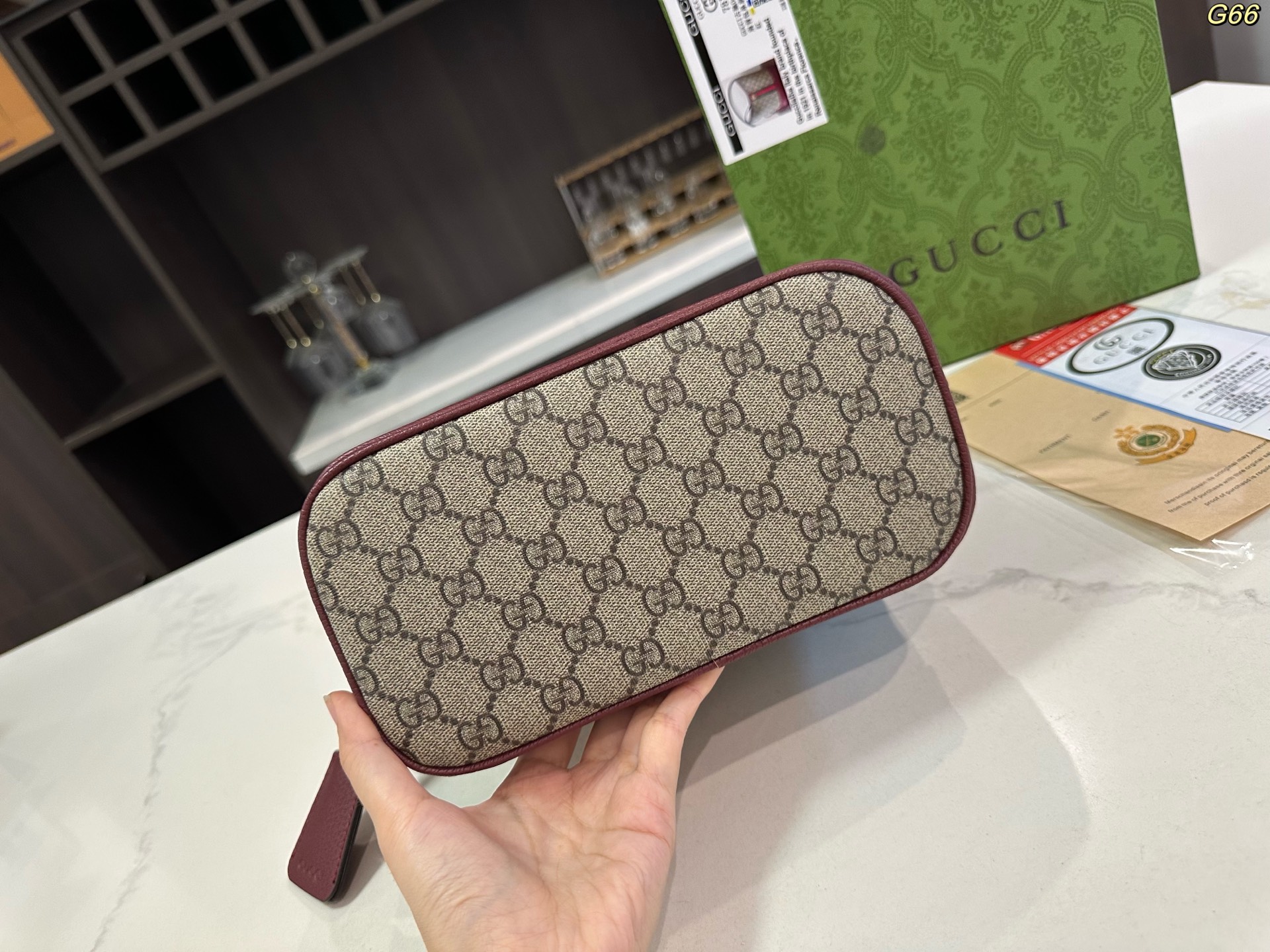 Gucci's new Ophidia series small hobo bag