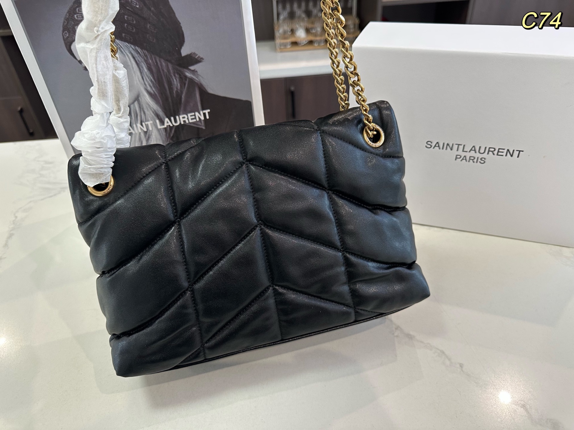 YSL Saint Laurent Women's PUFFER Cloud Bag