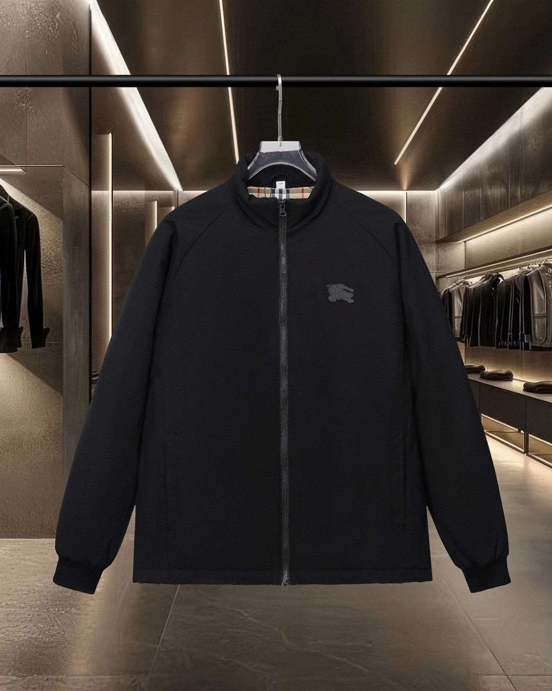 Burberry Vintage Warhorse Logo Thermal Regulating Padded Jacket